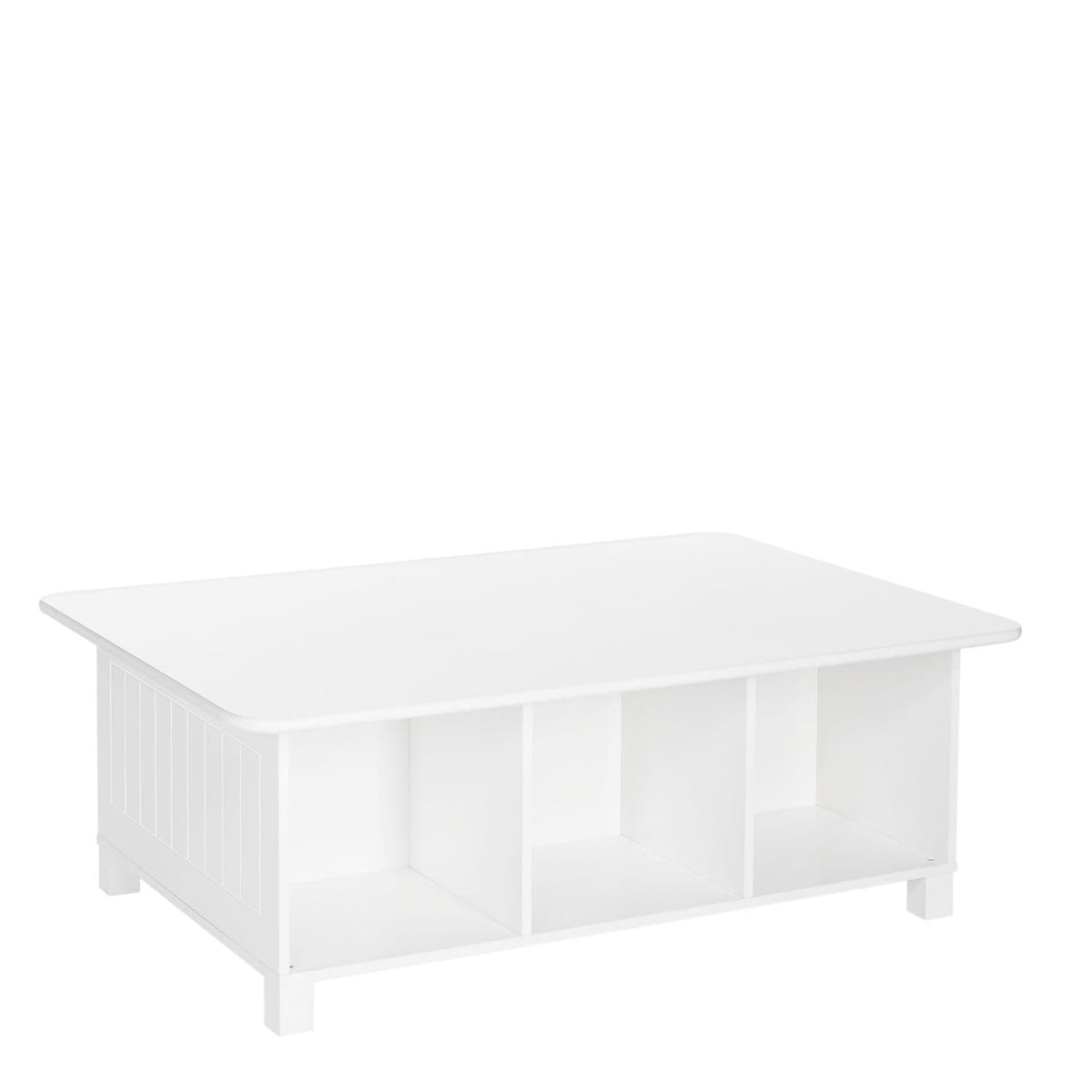 Home Kids' Desk, Activity & Play Table with 6 Storage Cubbies, For Bedroom/Playroom, White M4B8 - product image 1