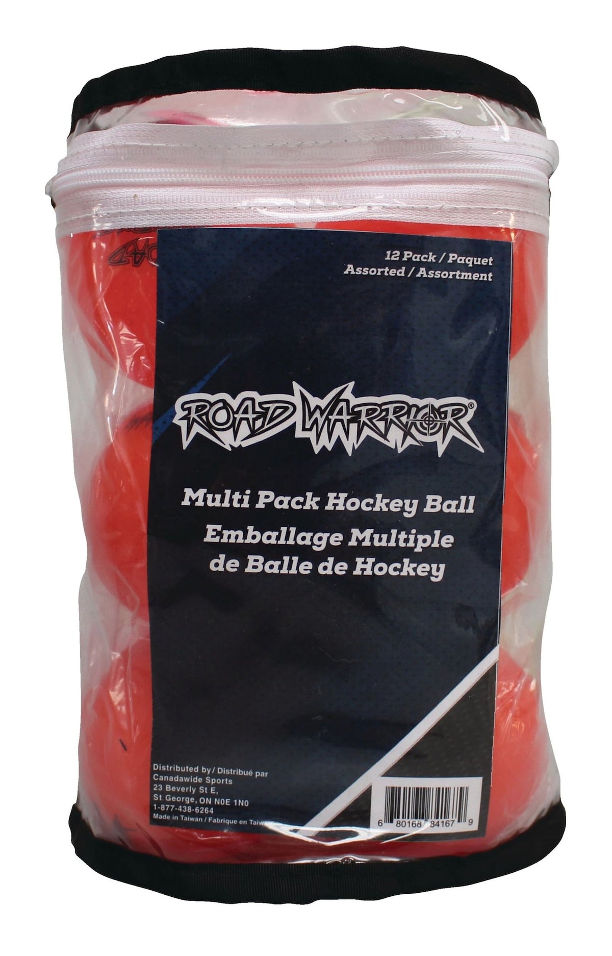Warrior Street Hockey Balls, Assorted Colours, 12-pk V3Q9 - product image 1