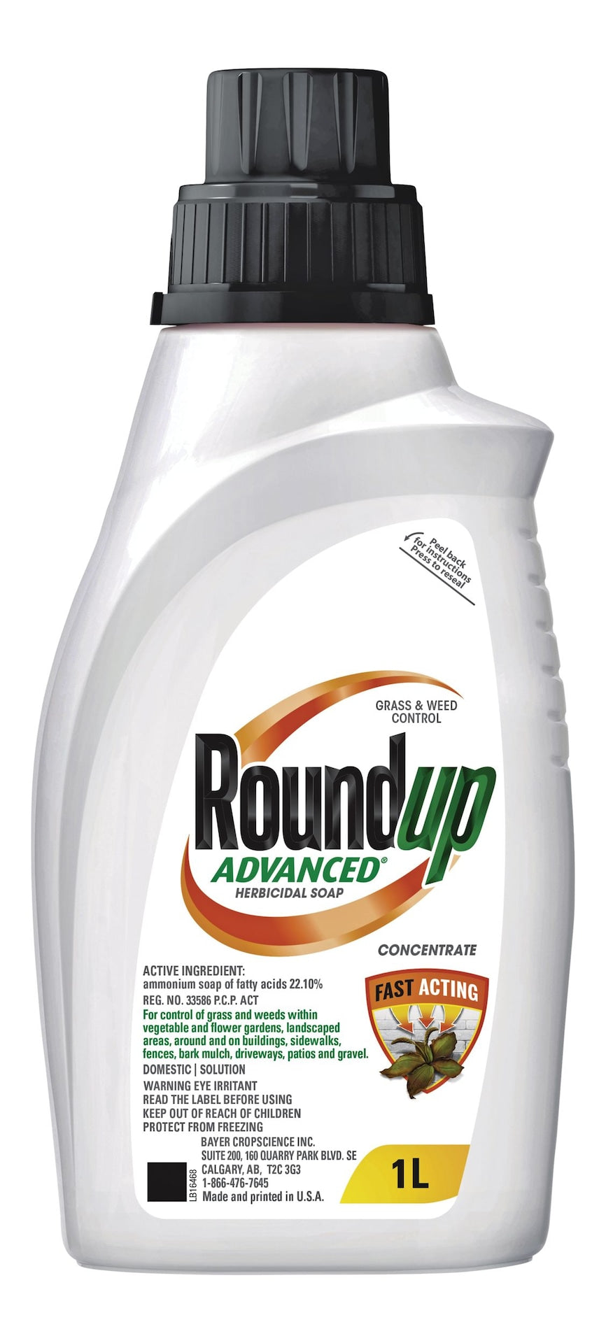 Concentrate Advanced Grass & Weed Control/Killer, Herbicidal Soap, 1-L W8T4 - product image 1