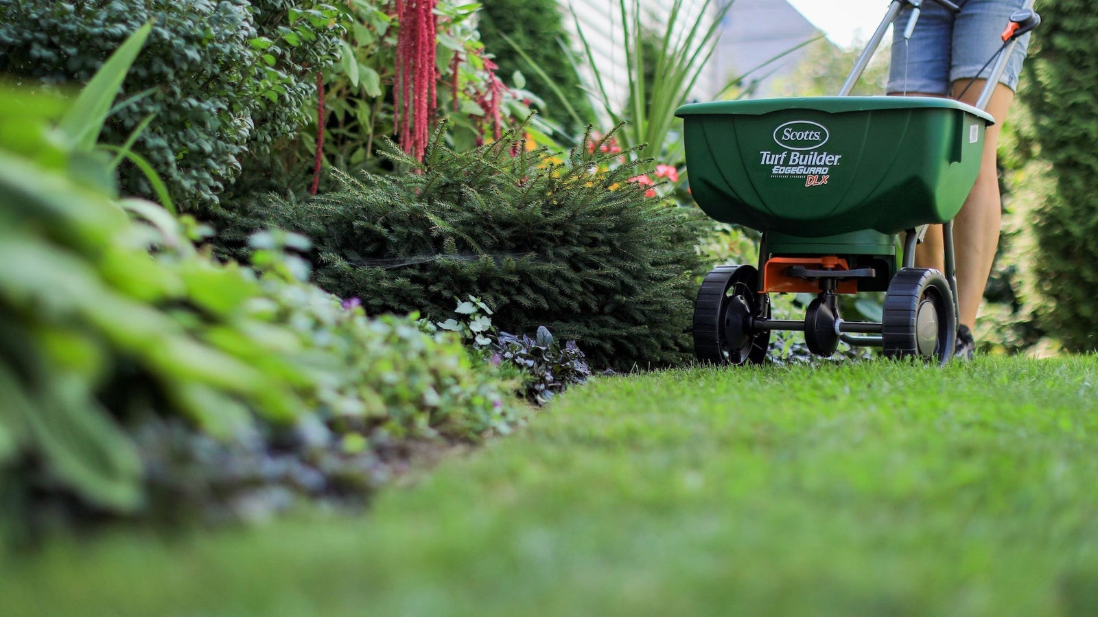 Turf Builder Deluxe Edgeguard Broadcast Spreader, 15,000 sq. ft. N8L9 - product image 6