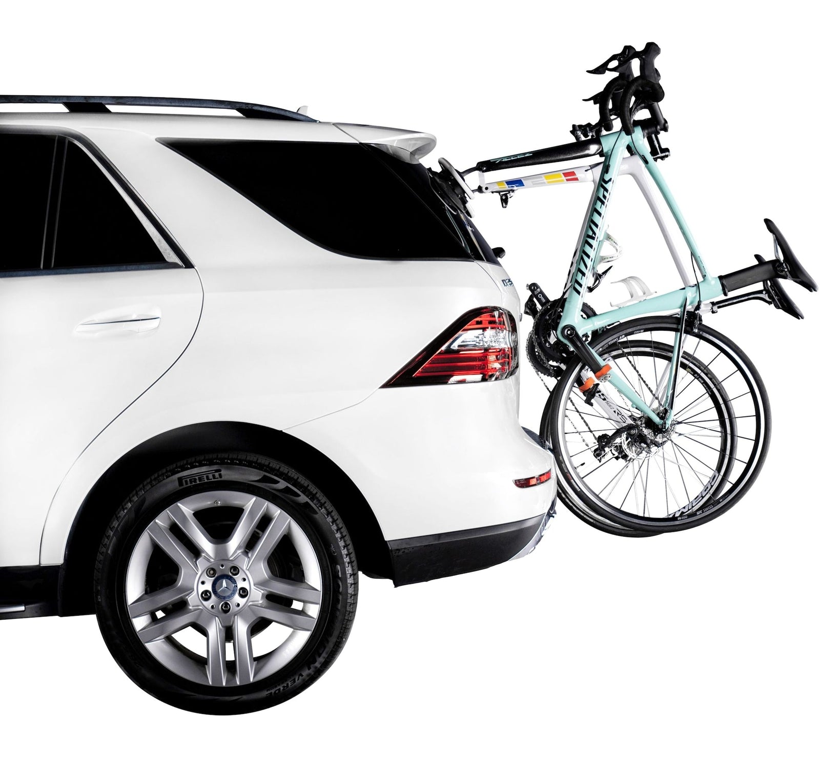 Mini Bomber 2-Bike Roof Top, Trunk & Hatchback Bike Rack, Black H3J1 - product image 5