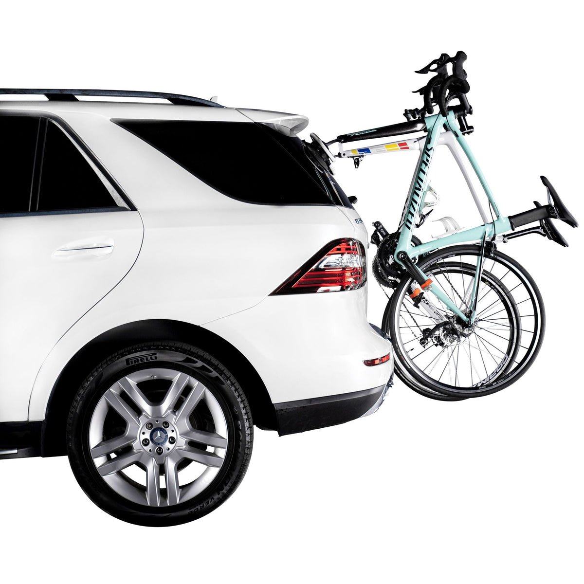 Mini Bomber MAX 2-Bike Fork-Mount Bike Carrier/Rack with HUSKE Plugs, Black W1W3 - product image 3