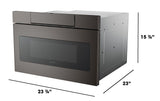 Black Stainless Steel Microwave Drawer Oven, 24-in G3I4 - product image 7