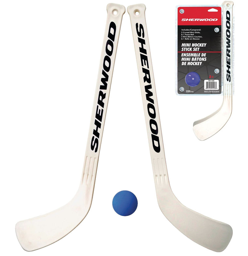 Curved Mini Hockey Sticks and Ball Set, 3-pc N6U3