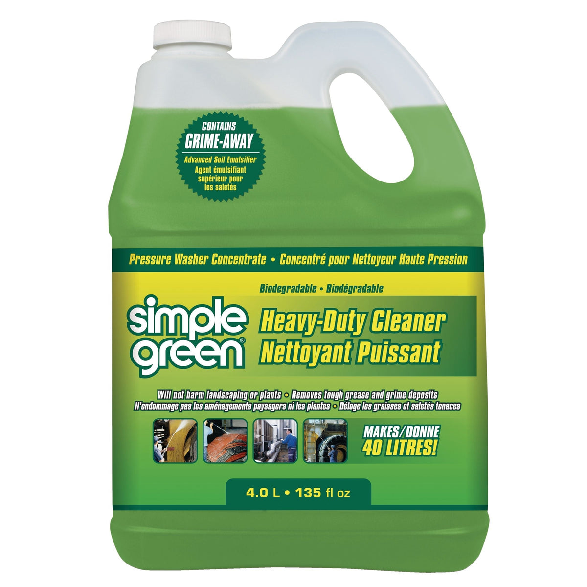 Green Heavy-Duty Concentrate Pressure Washer Detergent, 4L X4F5 - product image 3