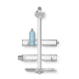 XL Rust-Resistant Adjustable Shelves Shower Caddy, Silver G1T1 - product image 1