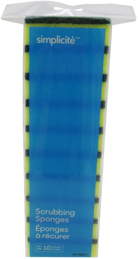 Heavy-Duty Scrub Sponge & Pad, 10-pk G1O5 - product image 1