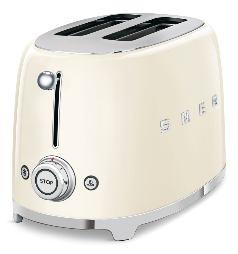 50's Retro 2-Slice Toaster, Cream G8W5