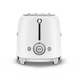 50's Retro Style Wide Slot Pop Up Electric Toaster with 6 Settings, 2-Slice, Matte White Q9J2 - product image 2