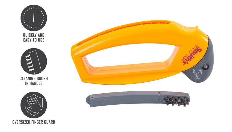 Axe and Machete Hand Sharpener with Soft-Grip Handle G8C0