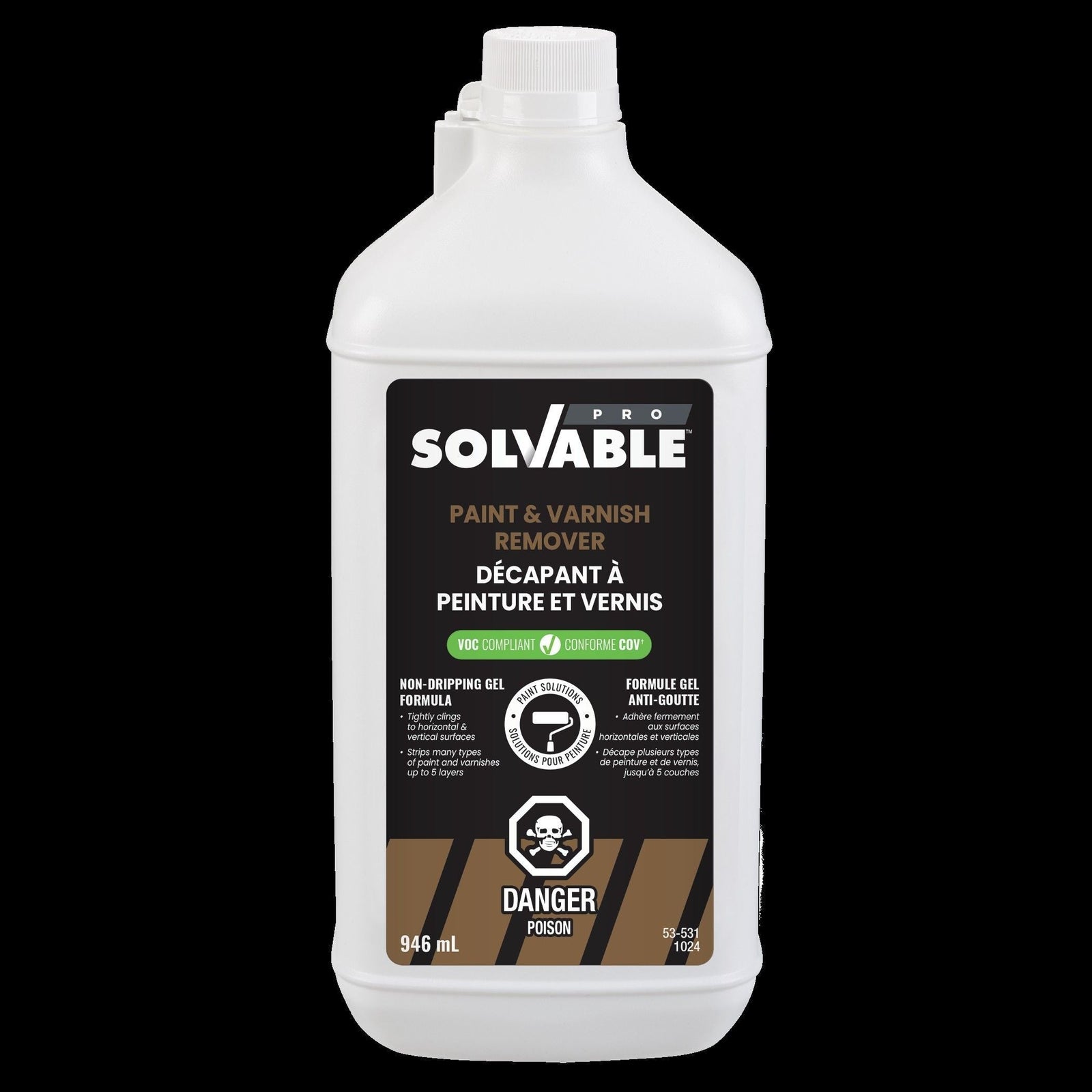 Professional Contractor Strength Heavy Duty Multi-Surface Paint & Varnish Remover, Assorted Sizes I3T7 - product image 1