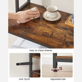 Home Rustic Brown Baker's Rack with Charging Station A2B1 - product image 7