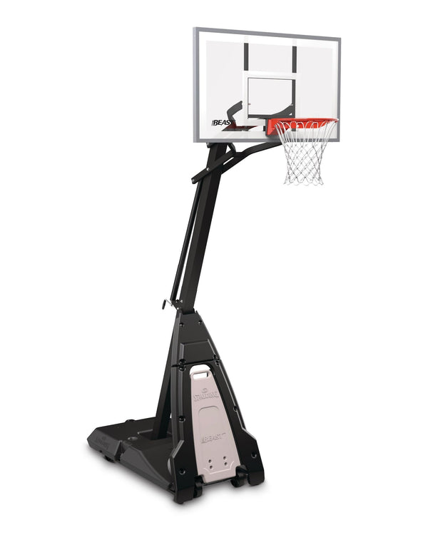 Glass Beast Portable Basketball System, 54-in P3D8