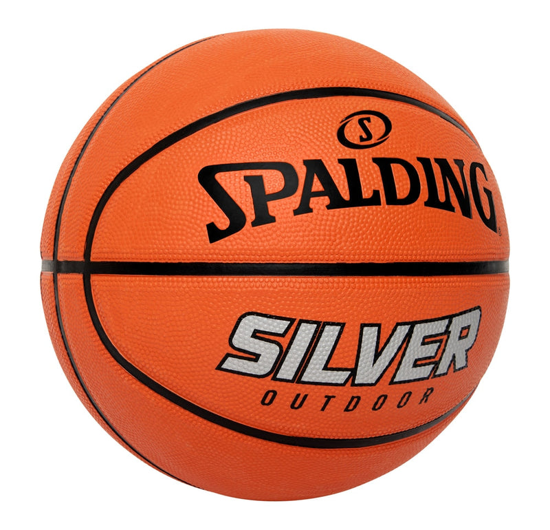 Silver Outdoor Rubber Basketball, Official Size 7 (29.5-in), Orange C8U4