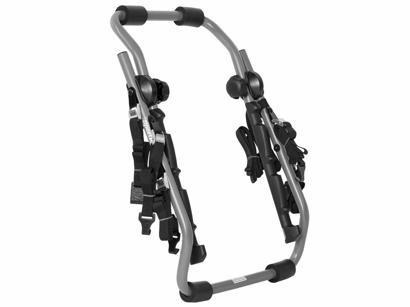 SR3162 Back-Up 3-Bike Trunk Mount Bike Rack with 6 Adjustable Straps, Granite Grey R2M4