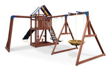 Grand Mesa Outdoor Wooden Play Centre, with Swings, Slide, Sandbox and More, Ages 5+ F0N4 - product image 1