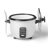 300W 6-Cup White Rice Cooker with Steam Basket T0E1 - product image 3