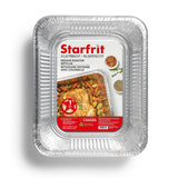 Medium Disposable Aluminum Rack Roaster with Board Lid J1P4 - product image 1