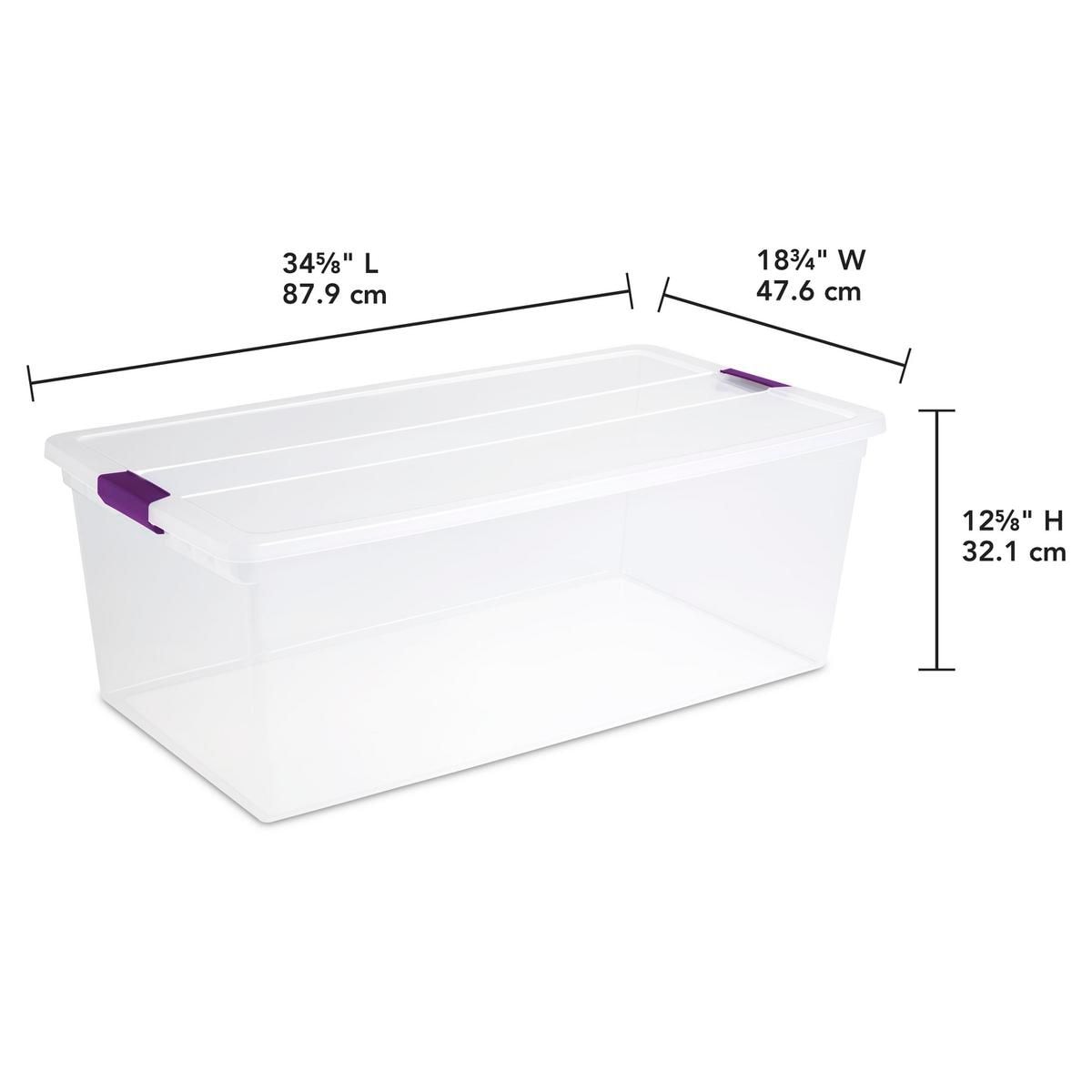ClearView Storage Box with Latched Lid, 104-L N9Y0 - product image 5