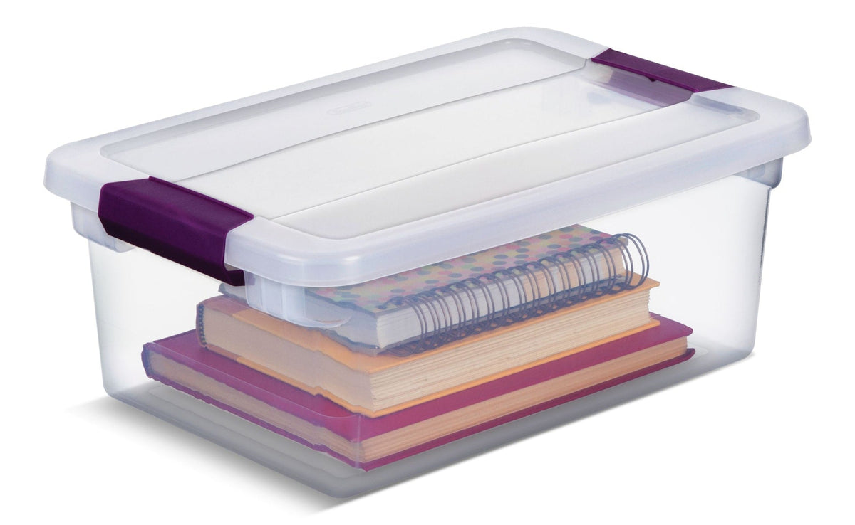ClearView Storage Box with Latched Lid, 14-L J8M3 - product image 2