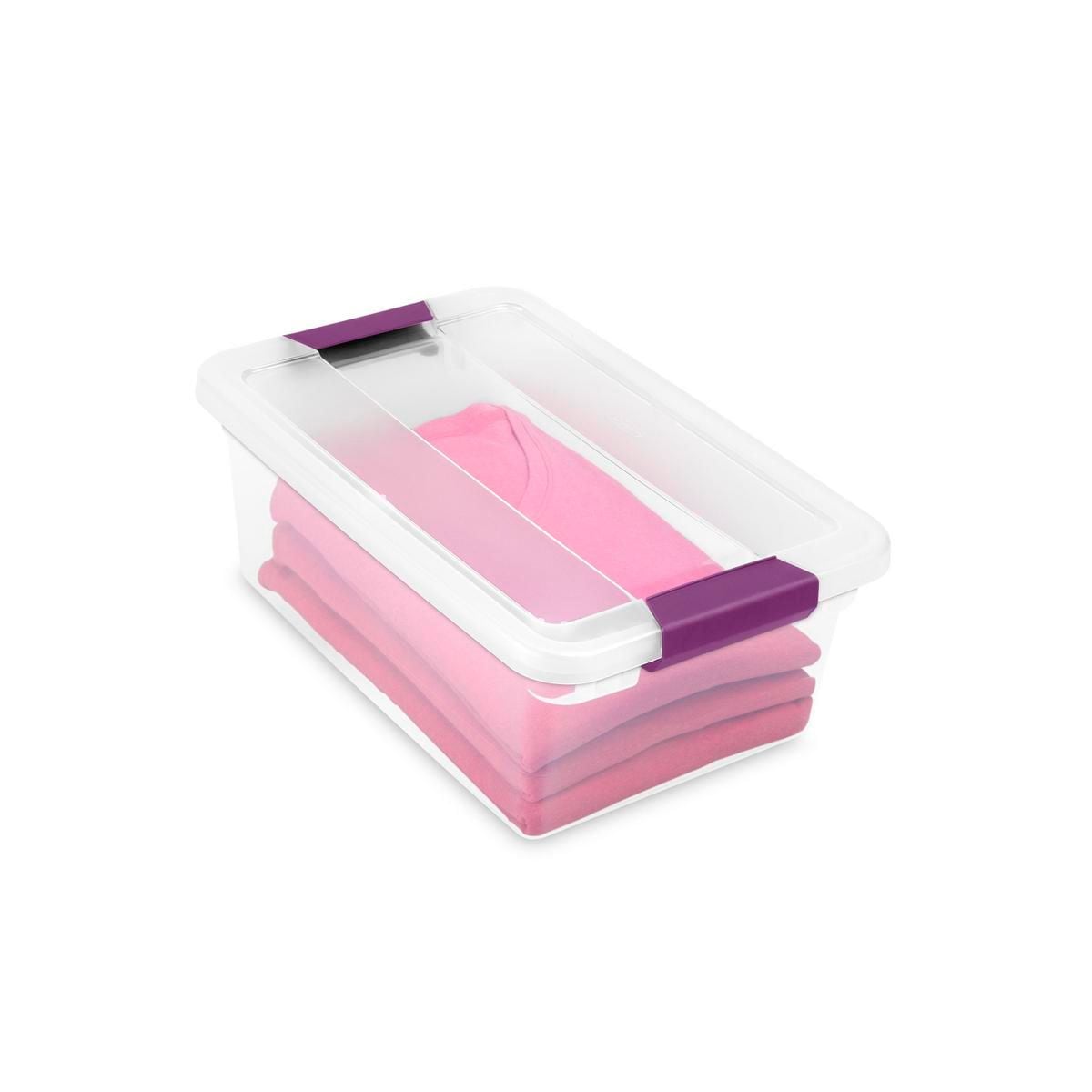 ClearView Storage Box with Latched Lid, 14-L J8M3 - product image 3