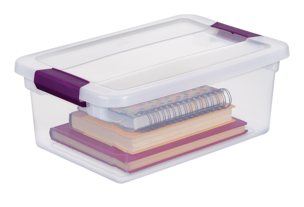 ClearView Storage Box with Latched Lid, 14-L J8M3 - product image 4
