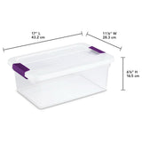 ClearView Storage Box with Latched Lid, 14-L J8M3 - product image 6