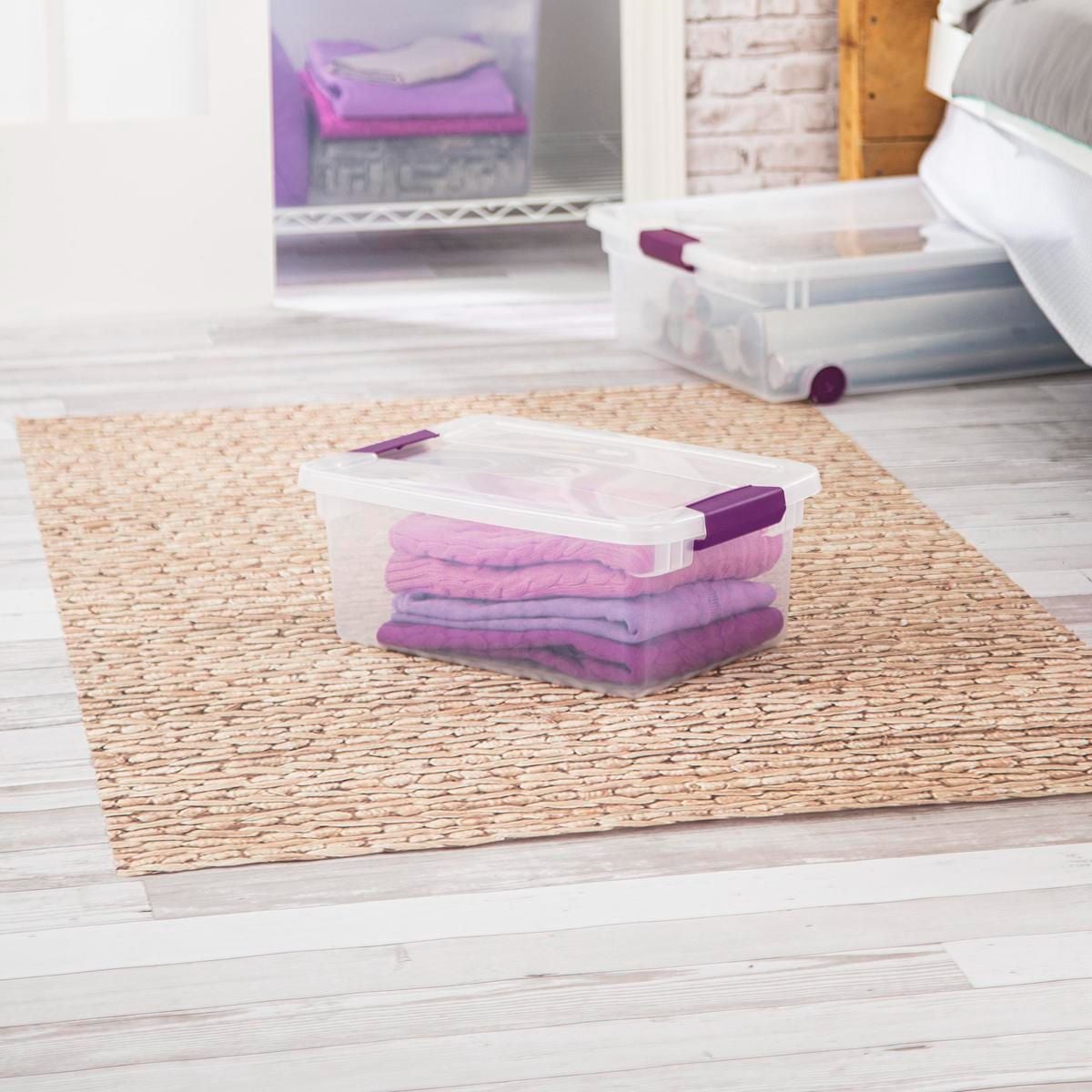 ClearView Storage Box with Latched Lid, 14-L J8M3 - product image 8