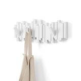 Multi 5 Hook Rack, White K0Z6 - product image 1