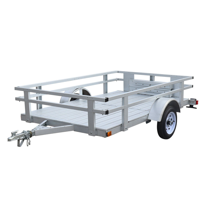 5x8-ft Rail Side Galvalume Plus Kit Trailer X4P5