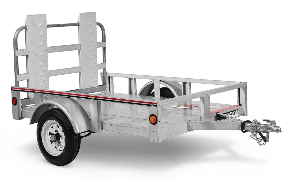 Galvalume Plus Open Rail Trailer, 4-ft x 6-ft D5Q7 - product image 1
