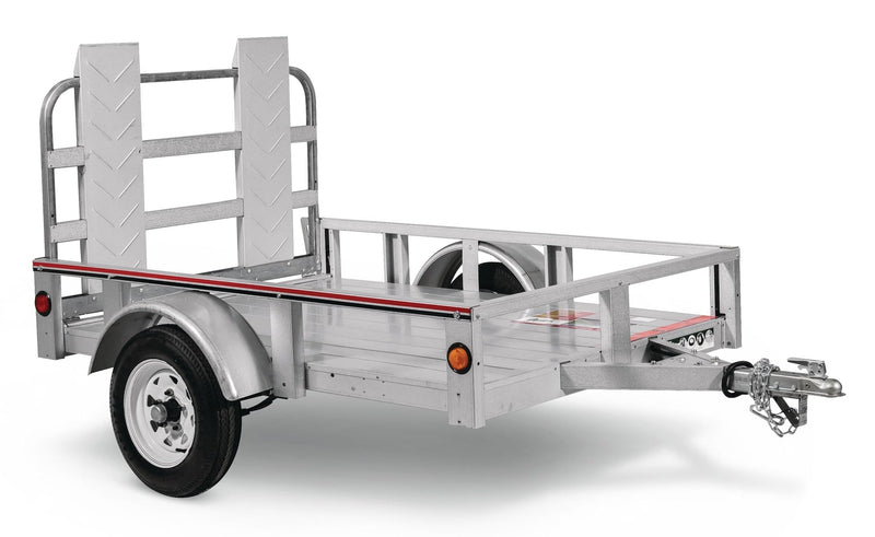 Galvalume Plus Open Rail Trailer, 4-ft x 6-ft D5Q7
