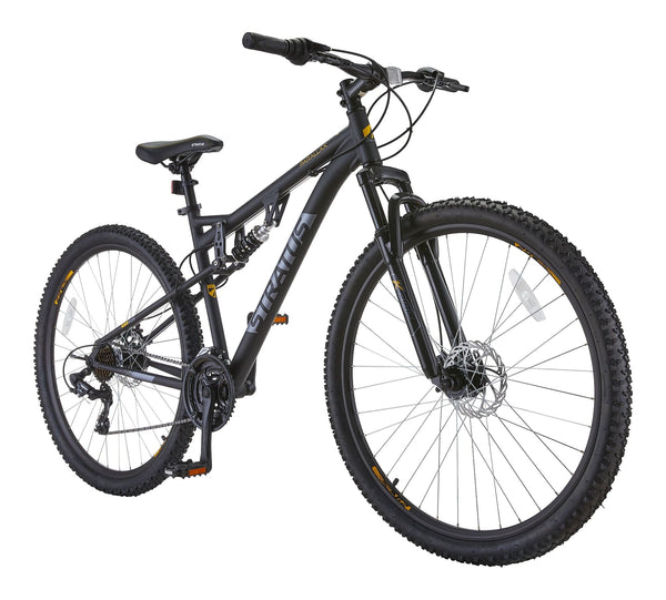 Parallax Dual-Suspension Mountain Bike, 29-in Wheel, Black T5S2