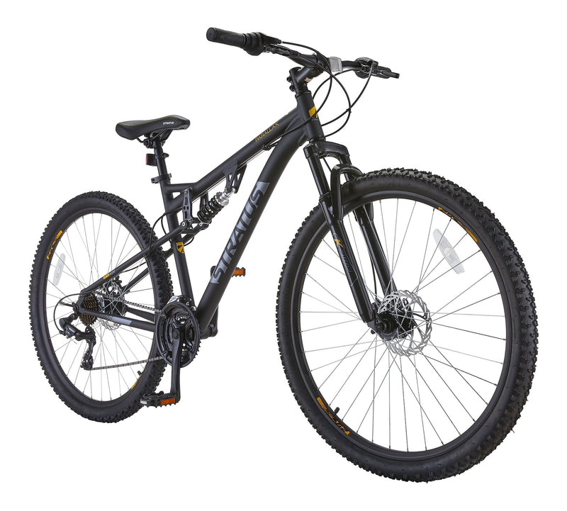 Parallax Dual-Suspension Mountain Bike, 29-in Wheel, Black T5S2