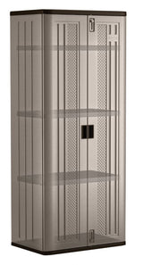 19 cu-ft Tall 3-Shelf Resin Storage Cabinet Y3R8 - product image 2