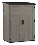 Outdoor Vertical Storage Shed, Stoney Grey, 404-Gal L8F2 - product image 1