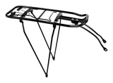Lightweight Alloy Rear Bike Rack withMounting Hardware, Black V6X4 - product image 1