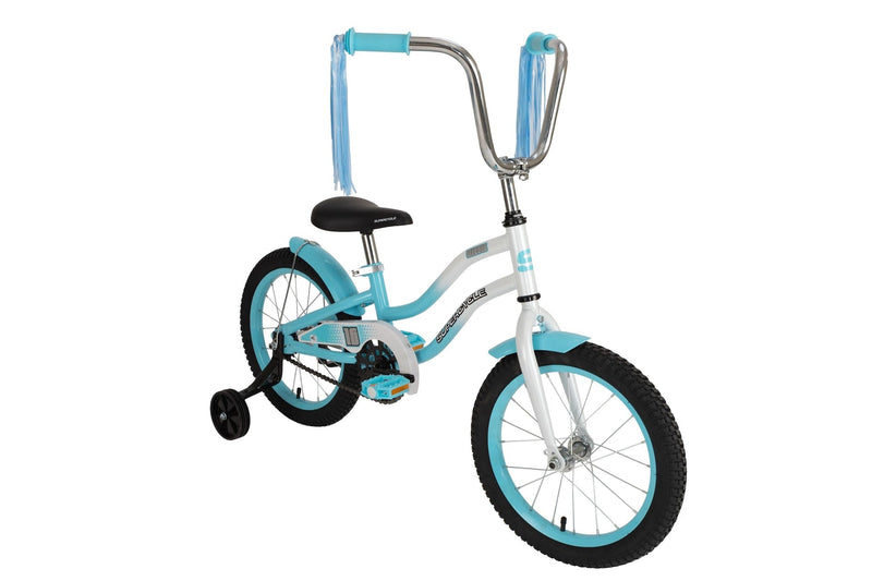 Misfit Kids' Bike with Training Wheels, 16-in, Blue P9H1