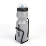 Wide Mouth Self-Sealing Bike Water Bottle withCage/Holder, BPA Free, Silver, 21-oz L7V9 - product image 2