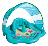 School Inflatable Baby Splash Mat with Canopy, 28-in, Ages 6-18m X1K8 - product image 1