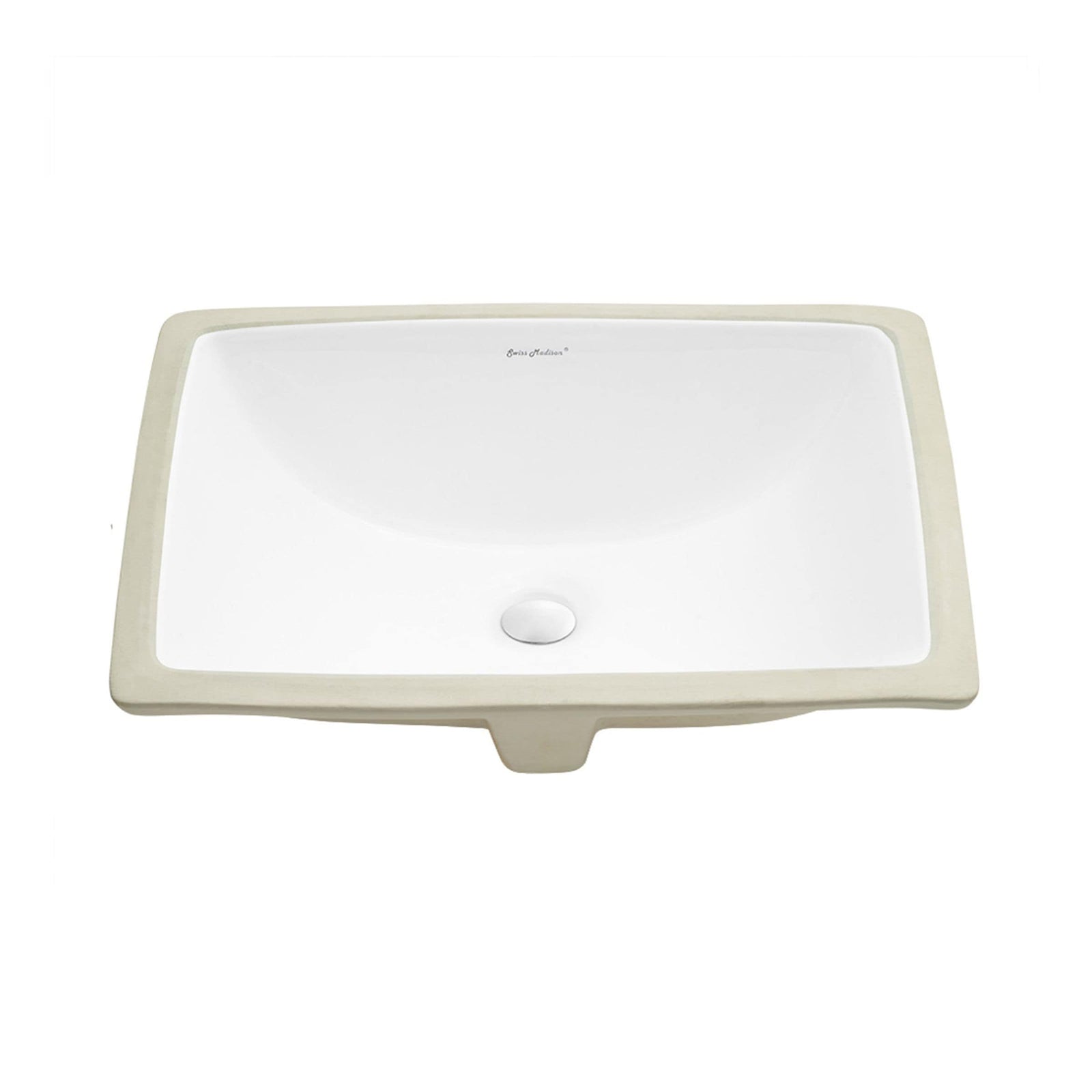 Plaisir 18.5 Rectangular Under-Mount Bathroom Sink J7U4 - product image 1