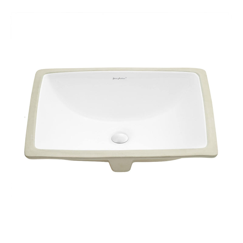 Plaisir 18.5 Rectangular Under-Mount Bathroom Sink J7U4