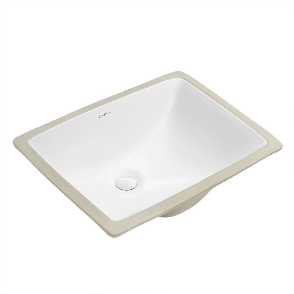 Plaisir 18.5 Rectangular Under-Mount Bathroom Sink J7U4 - product image 2