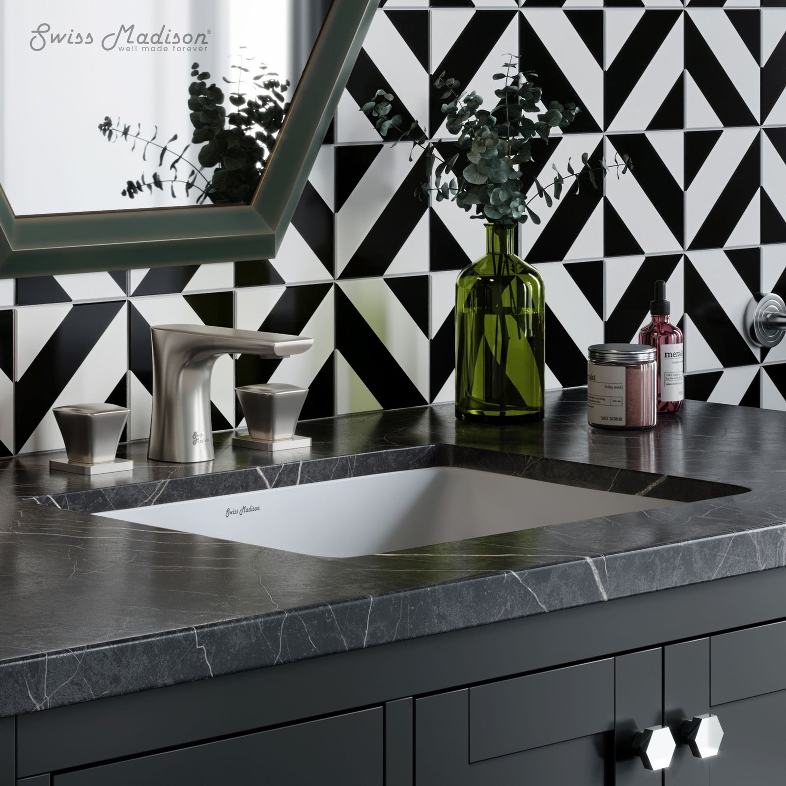 Plaisir 18.5 Rectangular Under-Mount Bathroom Sink J7U4 - product image 6