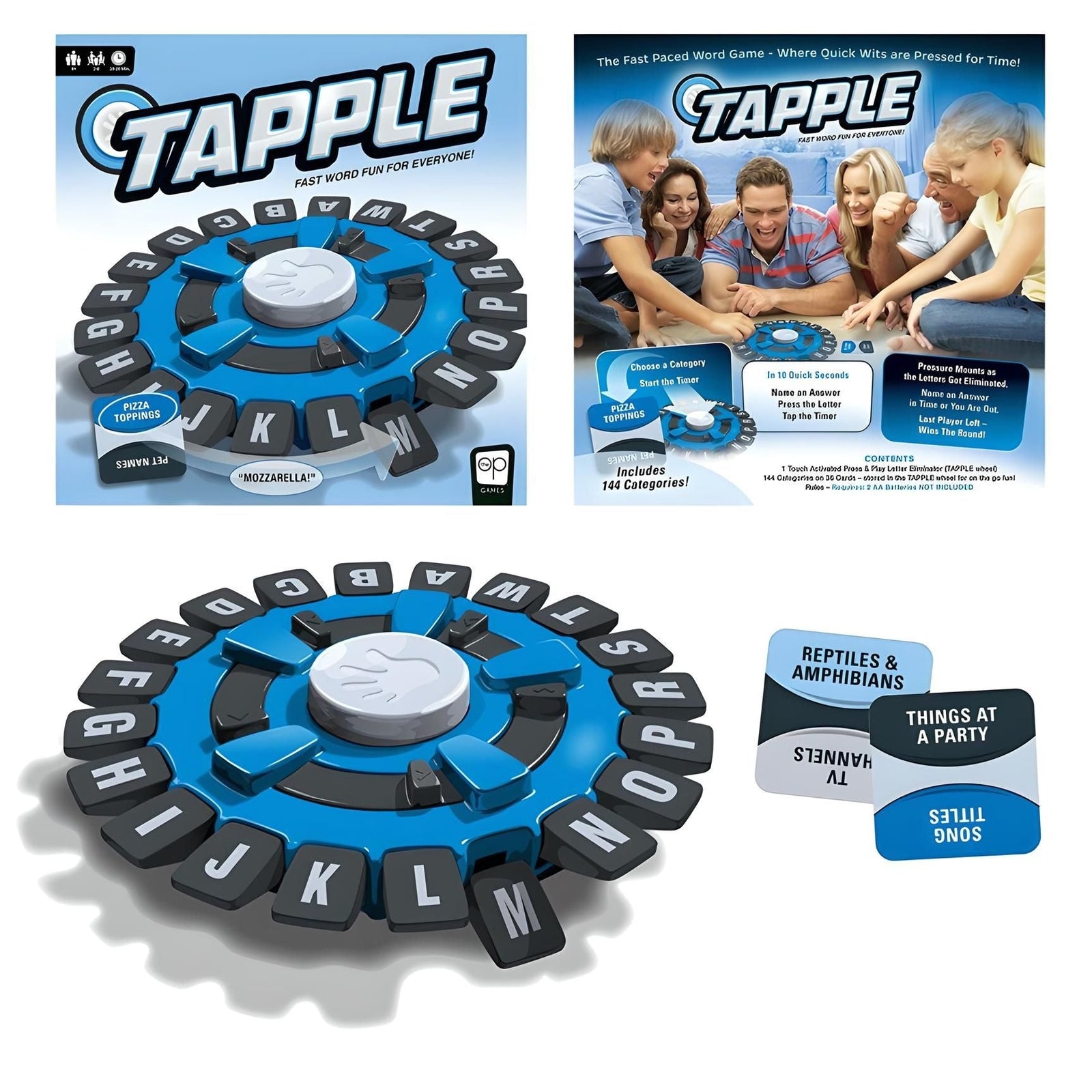 Word Fun Family Party Game, Fast Playing Game for Ages 8+ K6H0 - product image 1