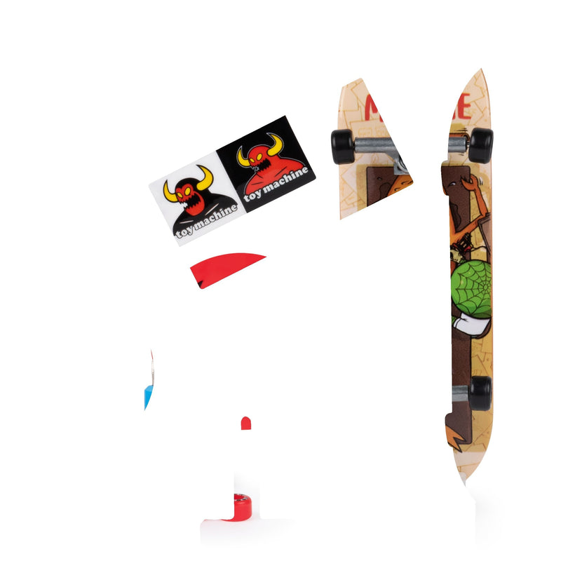 Deck 96-mm Fingerboard Mini Skateboard with Authentic Designs, Ages 6+ D2C3