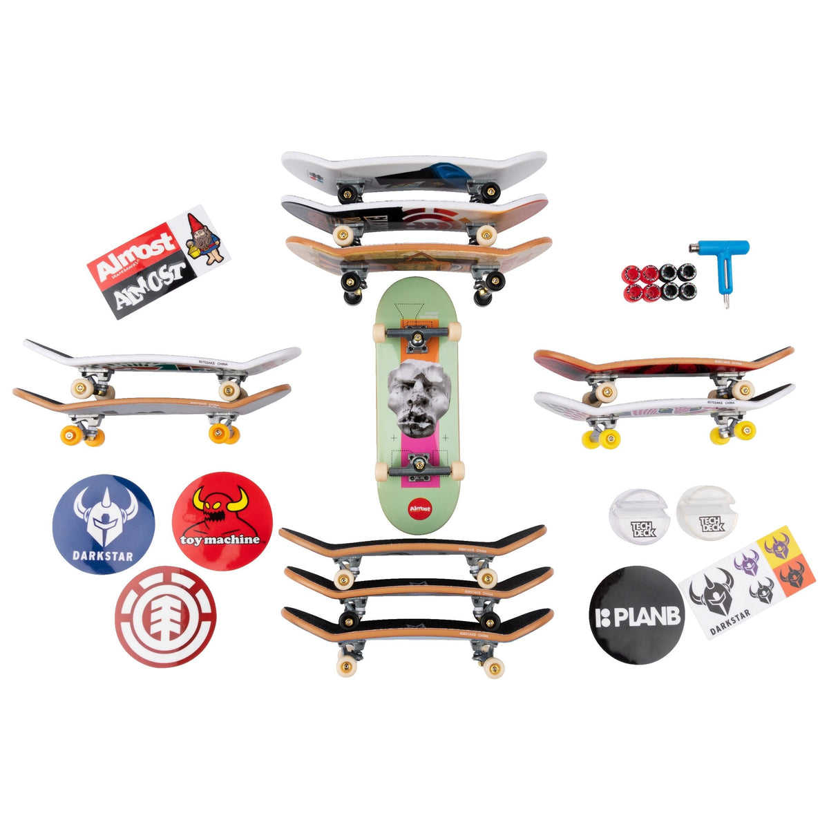 Deck 96-mm Fingerboard Mini Skateboard with Authentic Designs, Ages 6+ H6M2 - product image 2