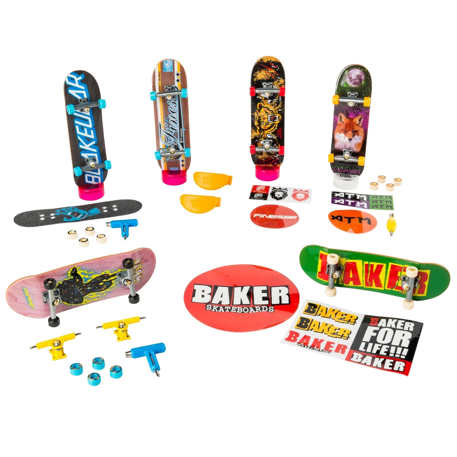 Deck 96-mm Fingerboard Mini Skateboard with Authentic Designs, Ages 6+ H6M2 - product image 3
