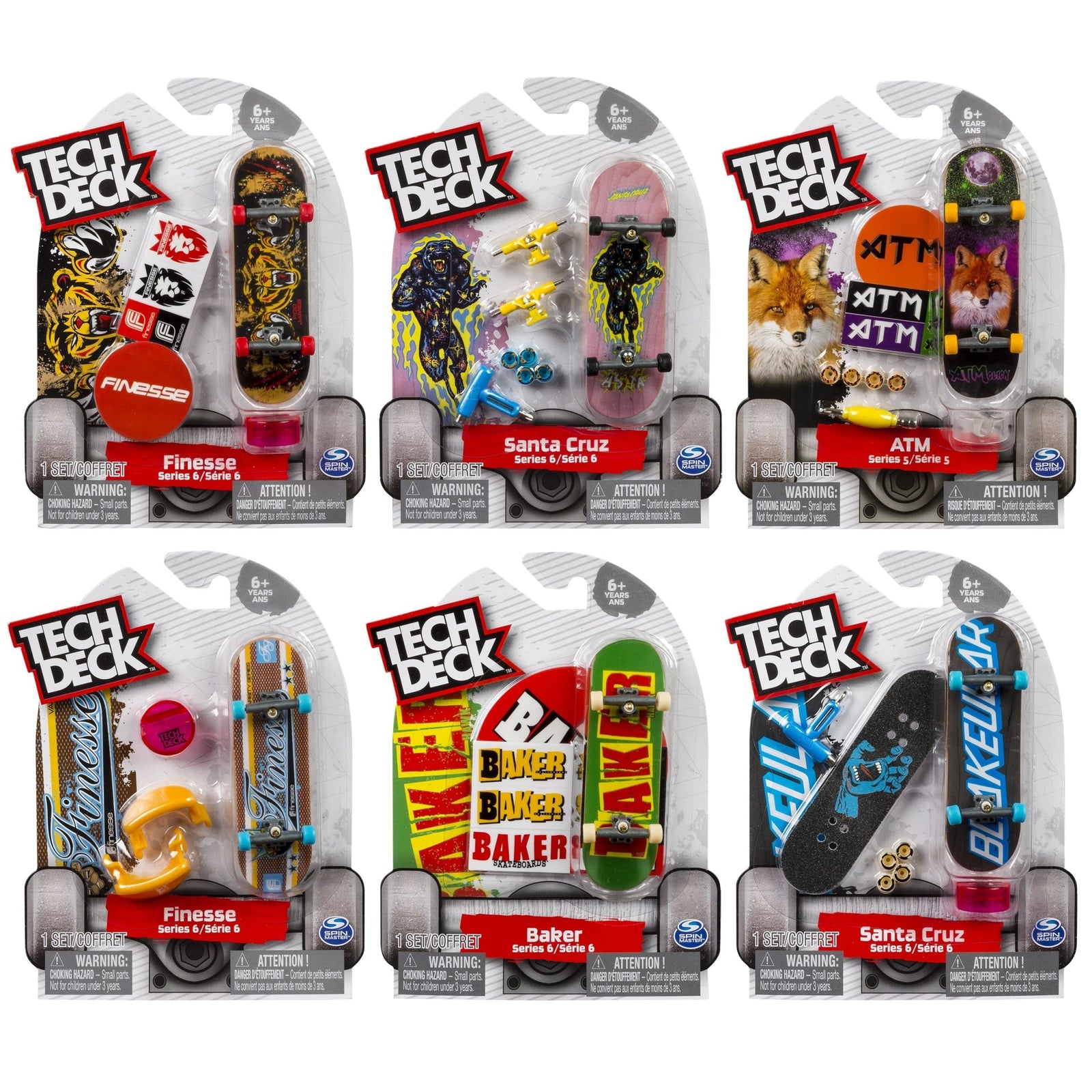 Deck 96-mm Fingerboard Mini Skateboard with Authentic Designs, Ages 6+ H6M2 - product image 7