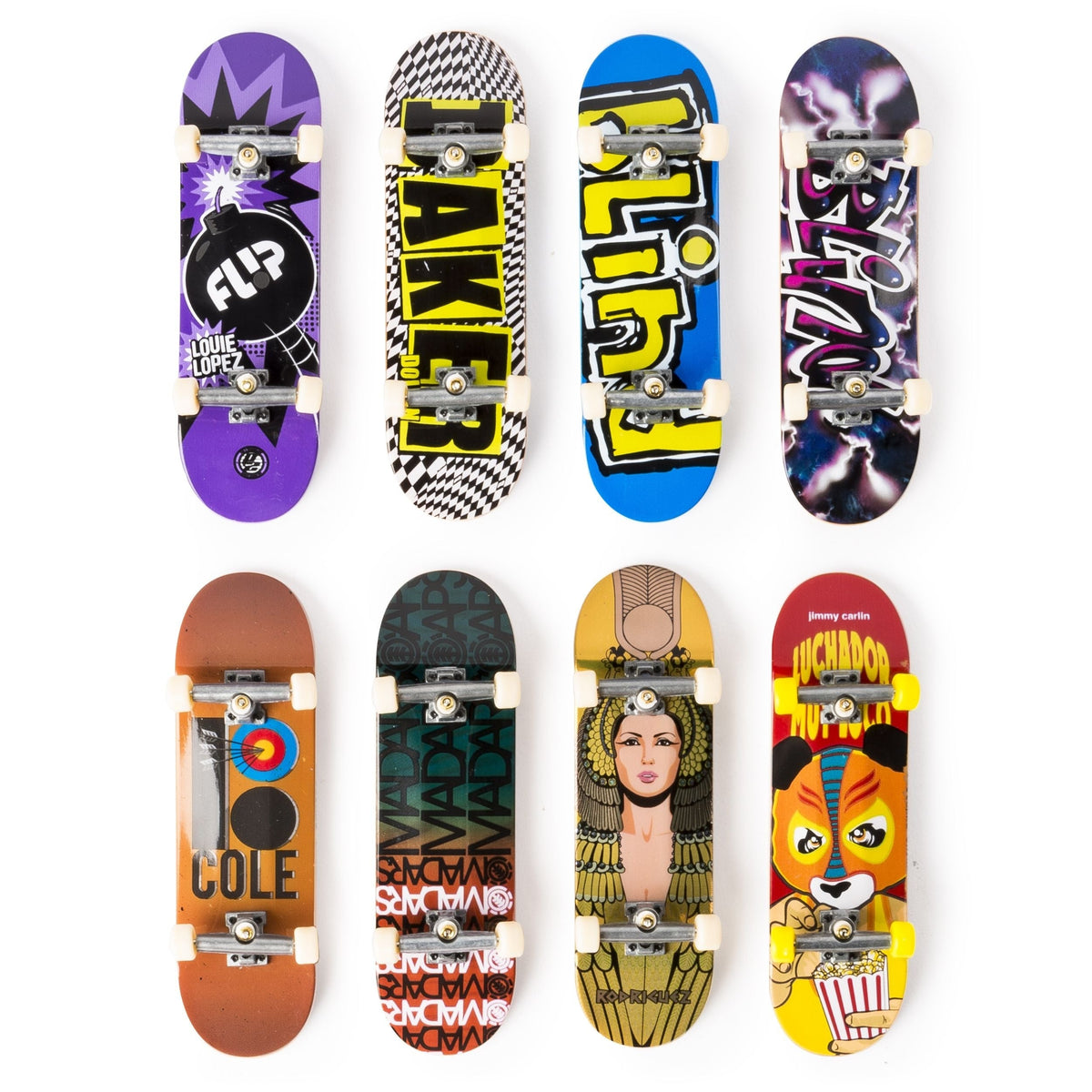 Deck 96-mm Fingerboard Mini Skateboard with Authentic Designs, Ages 6+ D2C3 - product image 8